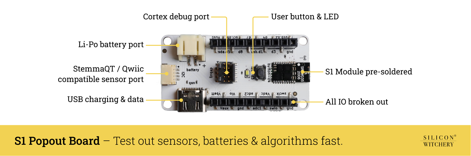 Silicon Witchery S1 Popout Board