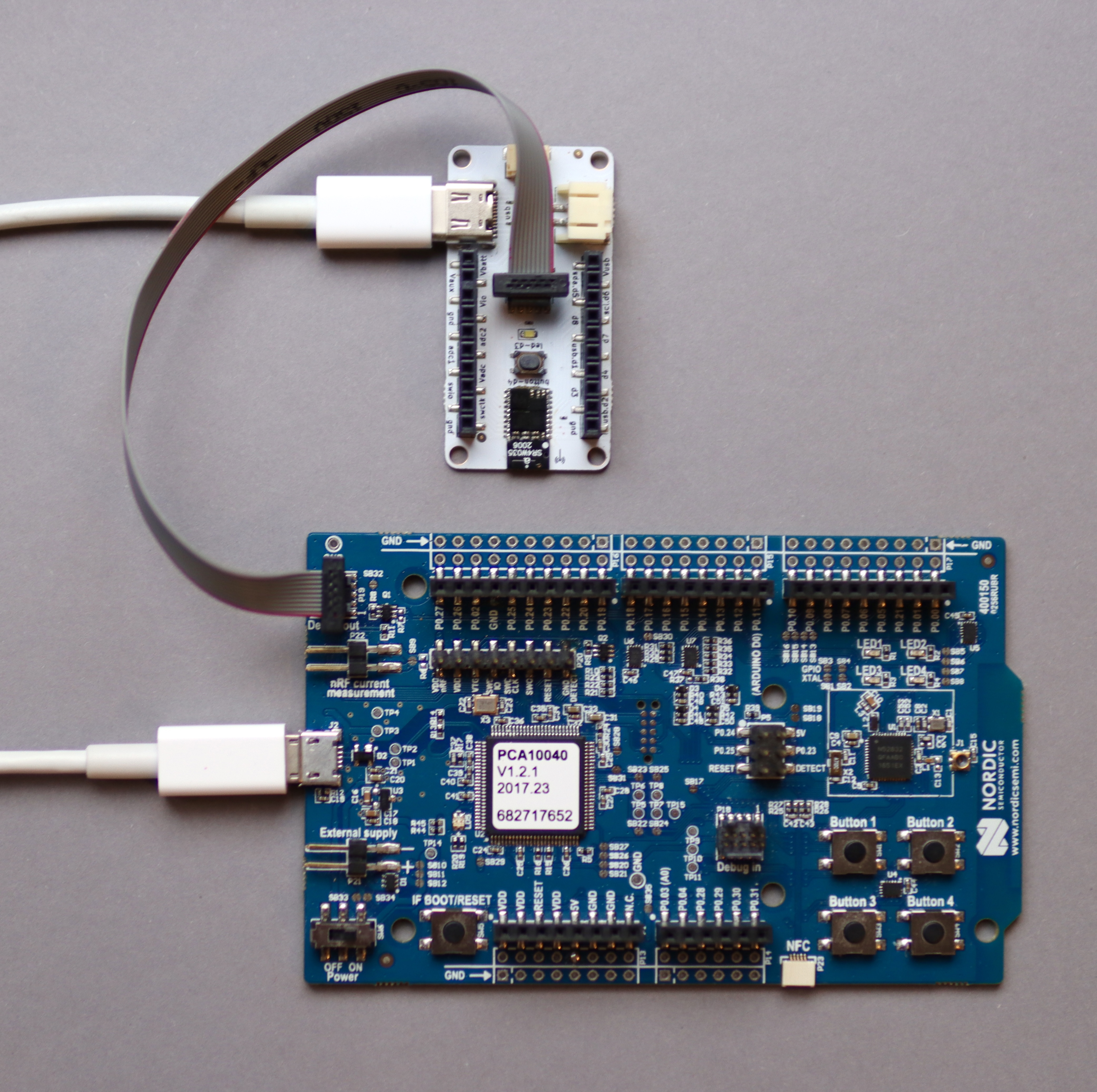 Programming S1 Module using Nordic nRF development kit