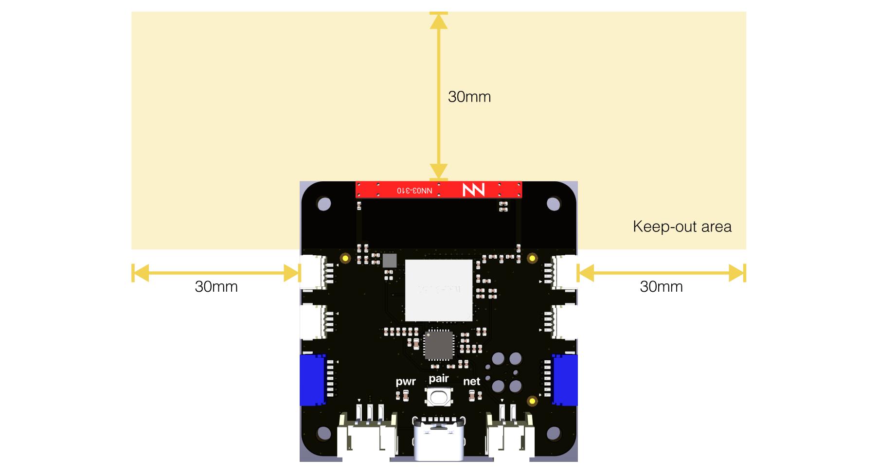 Silicon Witchery S2 Module Antenna clearance