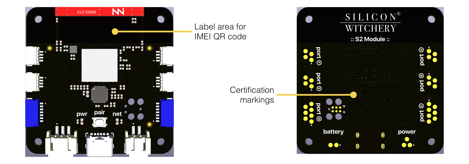 Silicon Witchery S2 Module Labeling