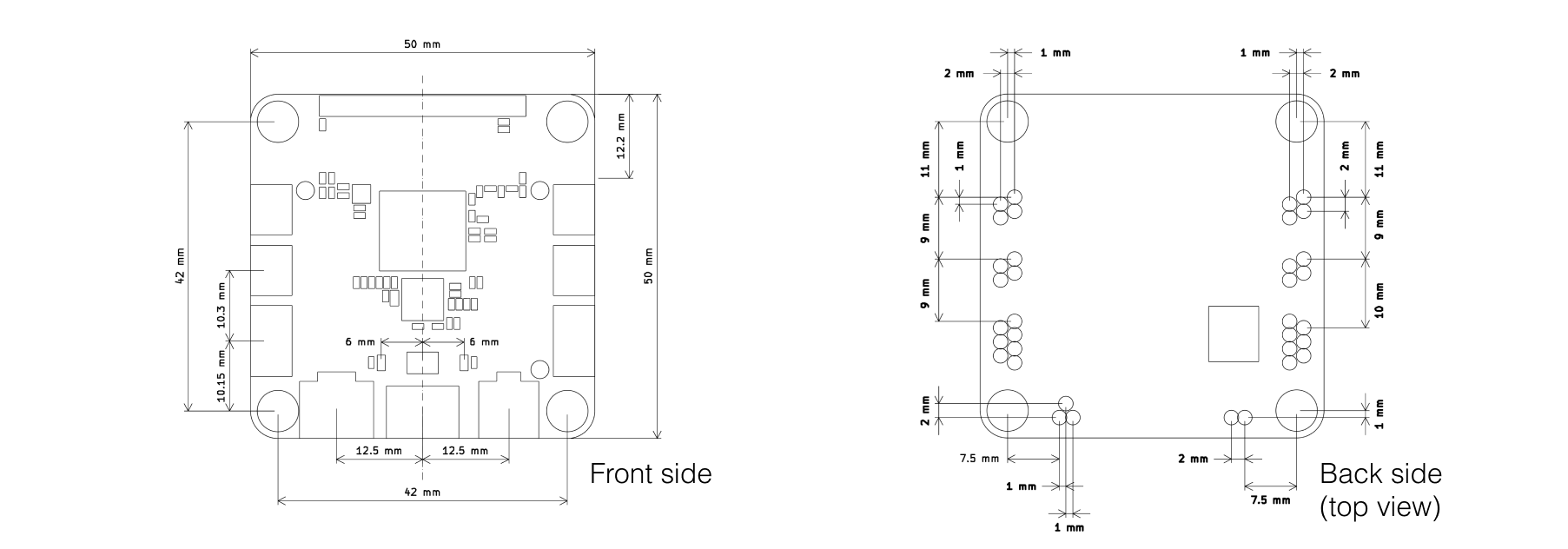 Silicon Witchery S2 Module Mechanical Drawing