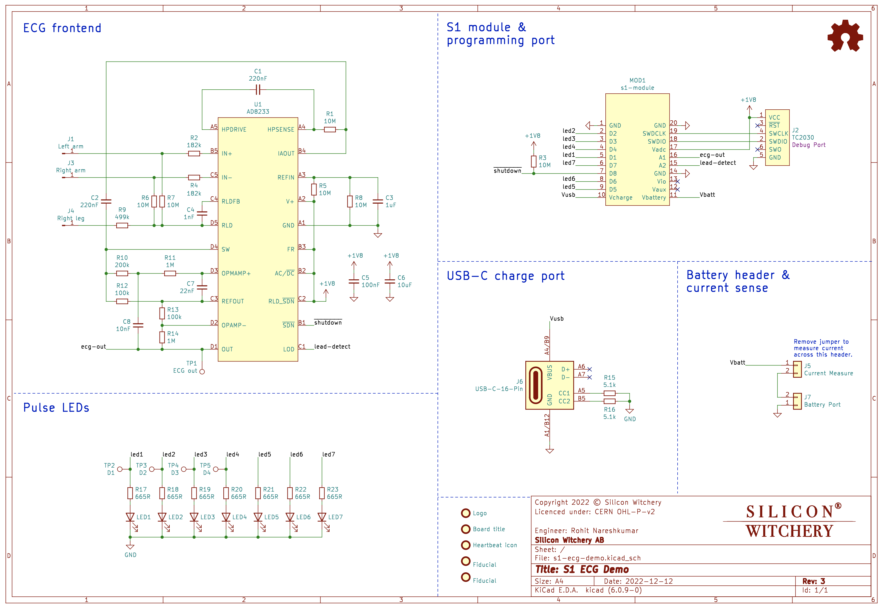 S1 ECG kit schematic